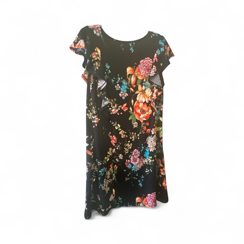 Harlow & Rose Floral Black Dress